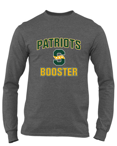Stevenson Patriots S Script Booster Men's Premium LS T-Shirt