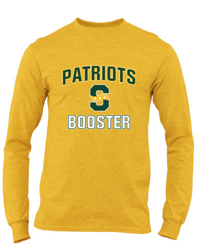 Stevenson Patriots S Script Booster Men's LS T-Shirt