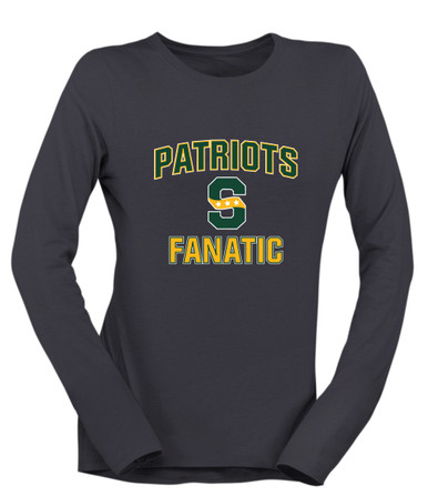 Stevenson Patriots S Script Fanatic Women's Premium LS T-Shirt