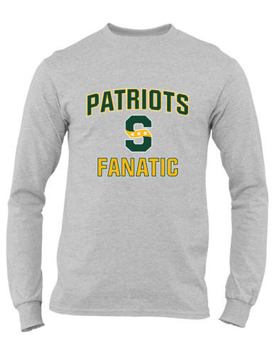Stevenson Patriots S Script Fanatic Men's Premium LS T-Shirt