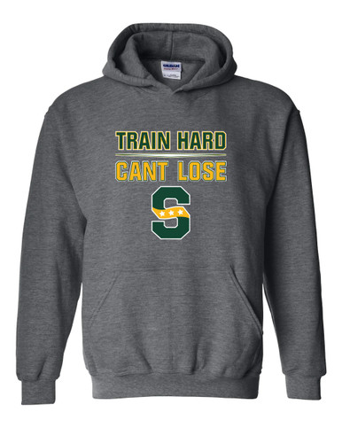 Stevenson Patriots S Script Train Hard, Can't Lose Men's Hoodie