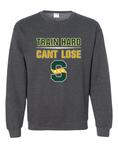 Stevenson Patriots S Script Train Hard, Can't Lose Men's Sweatshirt