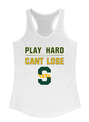 Stevenson Patriots S Script Play Hard, Can't Lose Women's Tank Top