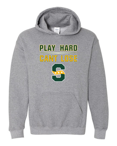 Stevenson Patriots S Script Play Hard, Can't Lose Men's Hoodie