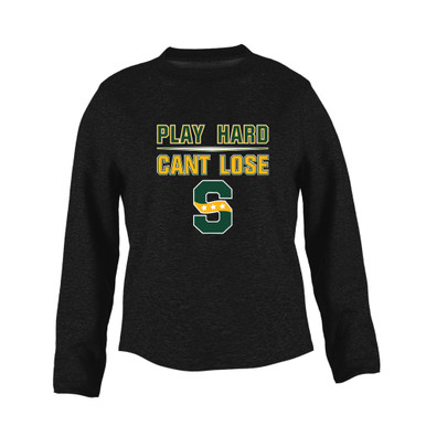 Stevenson Patriots S Script Play Hard, Can't Lose Women's Sweatshirt