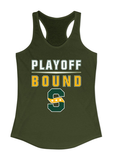 Stevenson Patriots S Script Playoff Bound Women's Tank Top