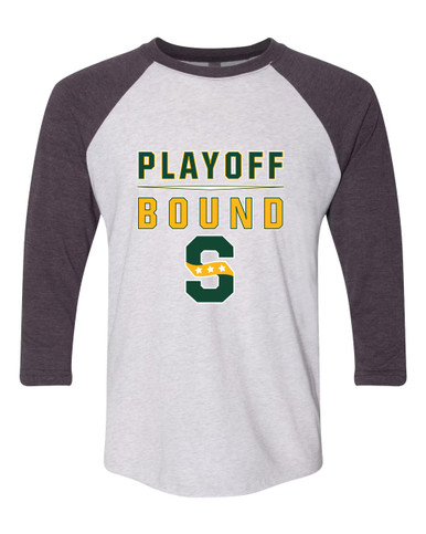 Stevenson Patriots S Script Playoff Bound Women's Baseball T-Shirt