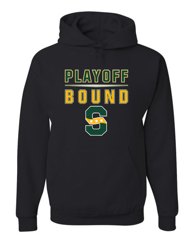 Stevenson Patriots S Script Playoff Bound Men's Premium Hoodie