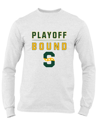 Stevenson Patriots S Script Playoff Bound Men's LS T-Shirt