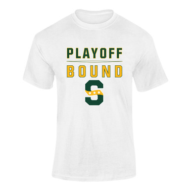Stevenson Patriots S Script Playoff Bound Men's SS T-Shirt