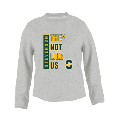 Stevenson Patriots S Script They Not Like Us #1 Women's Sweatshirt