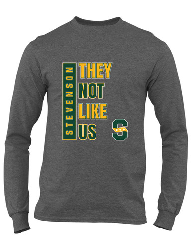 Stevenson Patriots S Script They Not Like Us #1 Men's Premium LS T-Shirt