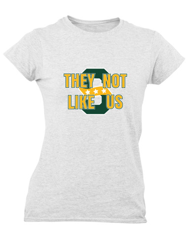 Stevenson Patriots S Script They Not Like Us #2 Women's SS T-Shirt