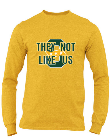Stevenson Patriots S Script They Not Like Us #2 Men's LS T-Shirt