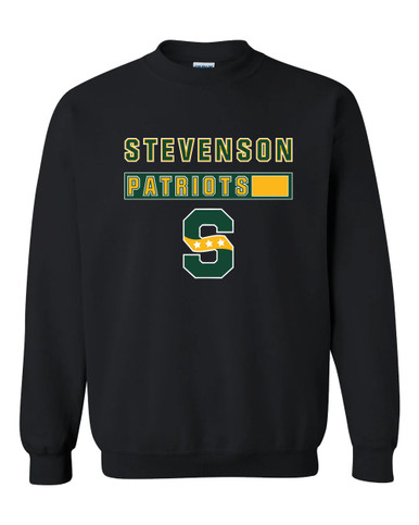 Stevenson Patriots S Script Mascot #7 Men's Sweatshirt