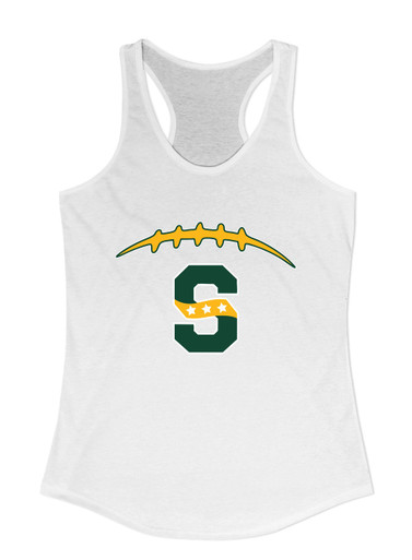 Stevenson Patriots S Script Football #2 Women's Tank Top
