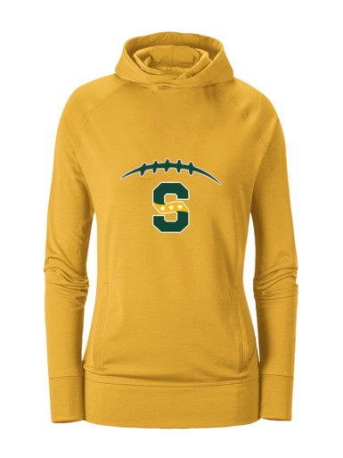 Stevenson Patriots S Script Football #2 Women's Hoodie
