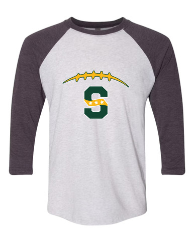 Stevenson Patriots S Script Football #2 Men's Baseball T-Shirt