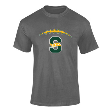 Stevenson Patriots S Script Football #2 Men's Premium SS T-Shirt