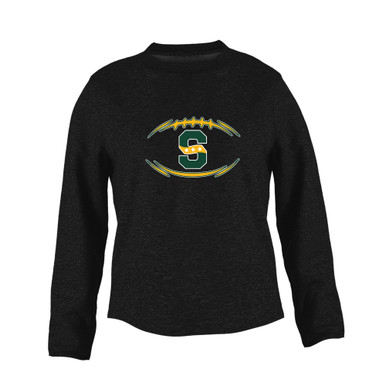 Stevenson Patriots S Script Football #3 Women's Sweatshirt
