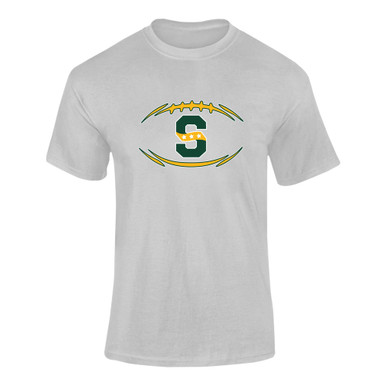 Stevenson Patriots S Script Football #3 Men's SS T-Shirt