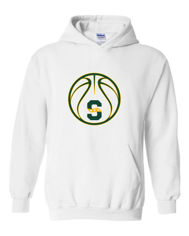 Stevenson Patriots S Script Basketball #2 Men's Hoodie
