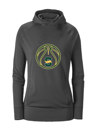 Stevenson Patriots S Script Basketball #2 Women's Hoodie