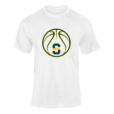 Stevenson Patriots S Script Basketball #2 Men's SS T-Shirt