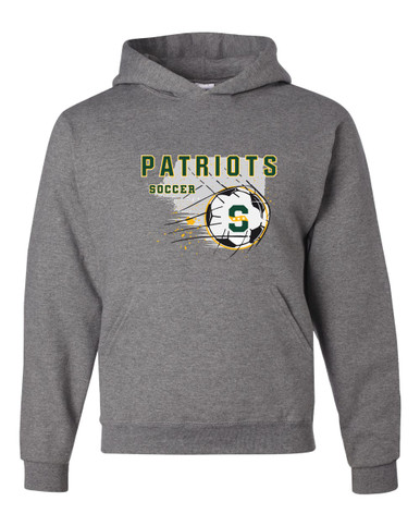 Stevenson Patriots S Script Soccer #2 Men's Premium Hoodie