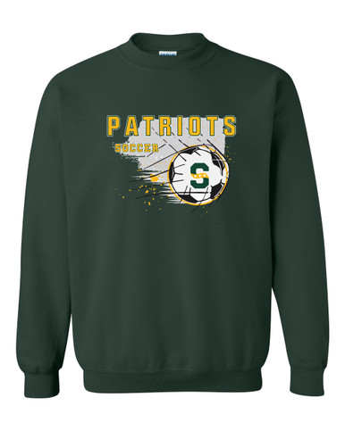 Stevenson Patriots S Script Soccer #2 Men's Sweatshirt