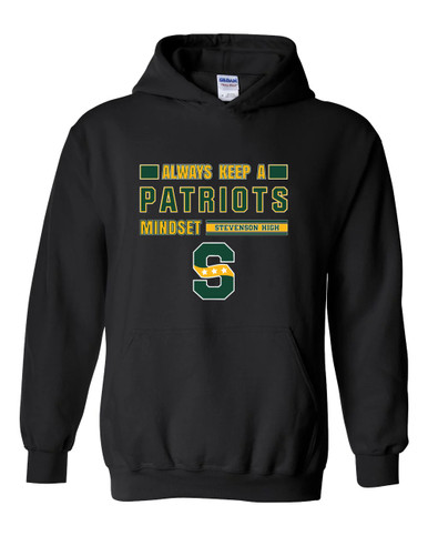 Stevenson Patriots S Script Mindset Men's Hoodie
