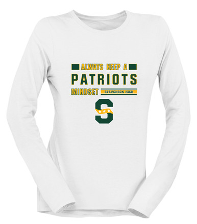 Stevenson Patriots S Script Mindset Women's Premium LS T-Shirt