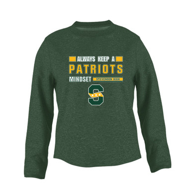 Stevenson Patriots S Script Mindset Women's Sweatshirt