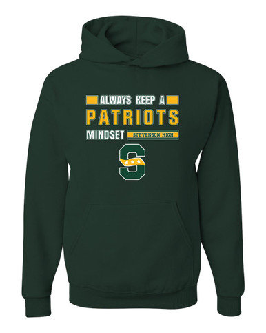 Stevenson Patriots S Script Mindset Men's Premium Hoodie