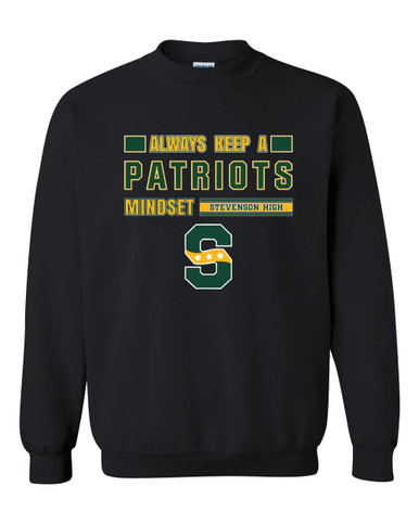 Stevenson Patriots S Script Mindset Men's Sweatshirt