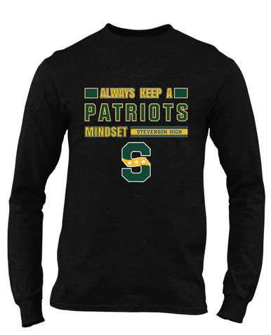 Stevenson Patriots S Script Mindset Men's LS T-Shirt