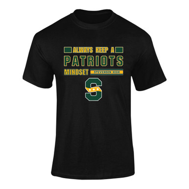 Stevenson Patriots S Script Mindset Men's Premium SS T-Shirt