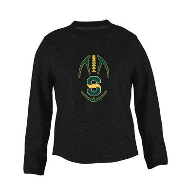 Stevenson Patriots S Script Football #4 Women's Sweatshirt