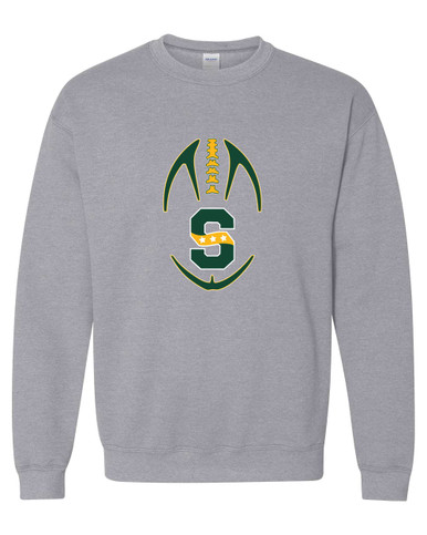 Stevenson Patriots S Script Football #4 Men's Sweatshirt