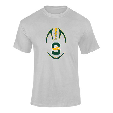 Stevenson Patriots S Script Football #4 Men's SS T-Shirt