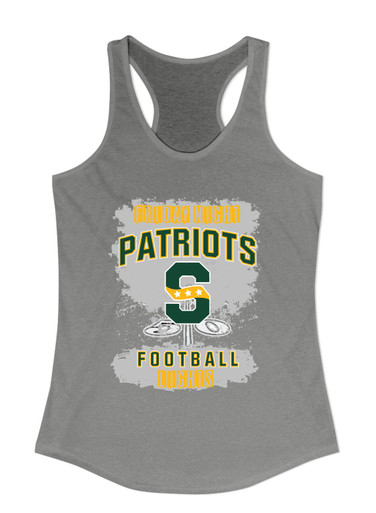 Stevenson Patriots S Script Football #6 Women's Tank Top
