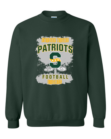Stevenson Patriots S Script Football #6 Men's Sweatshirt
