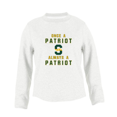 Stevenson Patriots S Script Once A Women's Sweatshirt