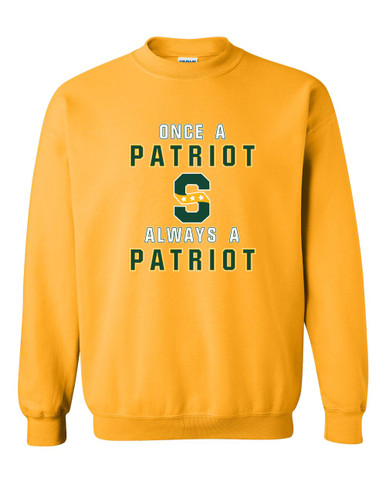 Stevenson Patriots S Script Once A Men's Sweatshirt