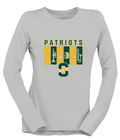 Stevenson Patriots S Script Band # 2 Women's Premium LS T-Shirt