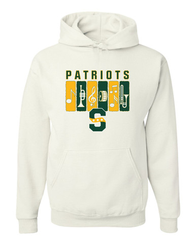 Stevenson Patriots S Script Band # 2 Men's Premium Hoodie