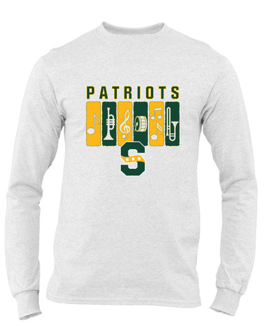 Stevenson Patriots S Script Band # 2 Men's LS T-Shirt