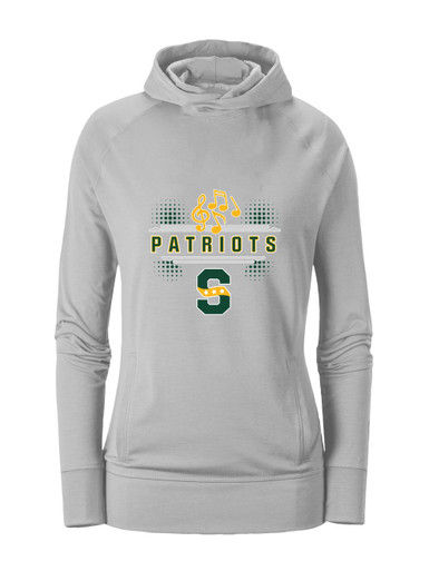 Stevenson Patriots S Script Band # 3 Women's Hoodie