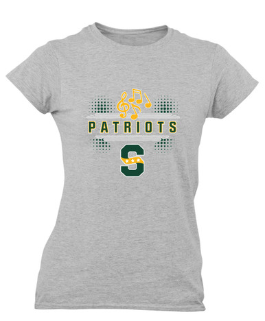 Stevenson Patriots S Script Band # 3 Women's SS T-Shirt