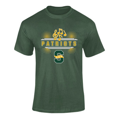 Stevenson Patriots S Script Band # 3 Men's Premium SS T-Shirt